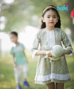 Váy bé gái tay lỡ Cinderella HAKI HK485 (10-27kg) đầm xinh cho bé váy thiết kế cho bé gái váy đẹp cho bé