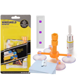 1mins Repair all kinds of glass Car windscreen repair kit Upgrade kit + curing light gam cermin kereta retak 100% successful repair Will not crack twice crack Glass repair liquid Windshield Repair Kit 汽车玻璃修复液 car glass repair gam kaca kereta retak 玻璃修复剂