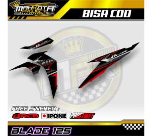 STRIPING VARIASI HONDA BLADE 125 / STICKER LIST MOTOR BLADE 125