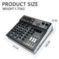 Profesional Audio Mixer KP4  Sound System  4 Channel With Bluetooth DJ Audio Sound Mixer / BlessS. 