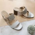 Guốc nữ cao gót da thật MK mềm êm - guốc gót vuông đế êm da mềm - guốc thời trang nữ 7cm (ảnh thật và video của shop). 