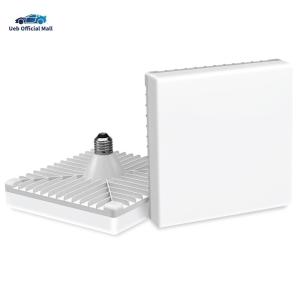 Ueb Official Mall ✪Square Energy Saving Bulb 60W 6500K E27 Base Square Ceiling Lamp for Kitchen Bedroom Hallway