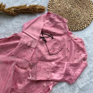 GAMIS ANAK NAFSI 9-14 TAHUN DRESS MUSLIM LEBARAN SUPER MEWAH