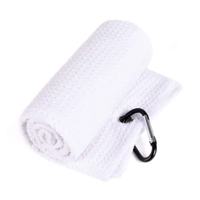 GYMPRO Sports Outdoors Towel 40x60cm Golf Towel With Hook Cooling Towel 8 Color Microfiber Fabric Towel for Golf Lovers Waffle Towel Absorbent Quick-dryingHeavy Duty Clip Golf lover Accessories