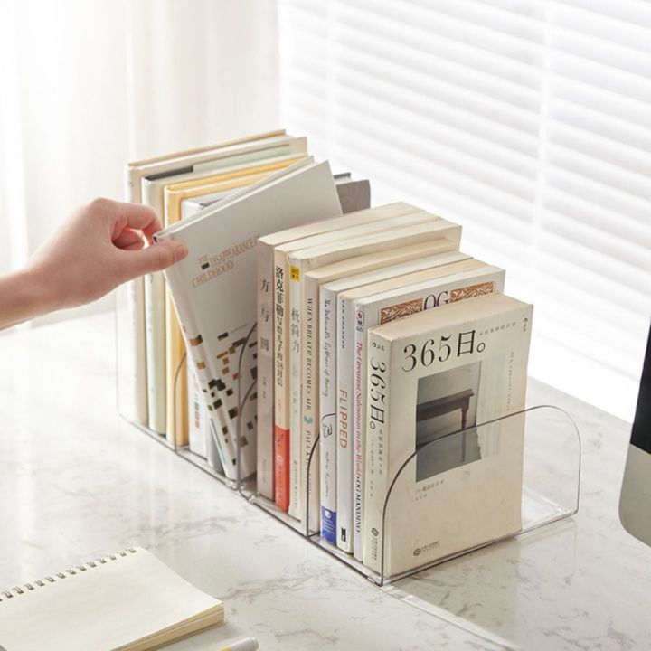 YNVKUA Desktop Organizer Bookend Book Organizer File Organizer Book ...