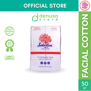 SELECTION MEDISOFT Kapas Pembersih Wajah Makeup Tebal Tipis Cotton Ball Bud Hijau Biru Lembut Halus