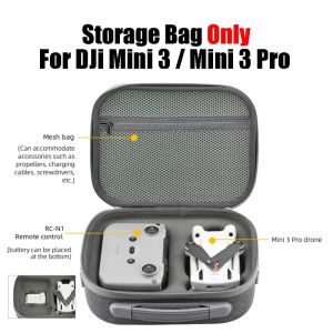 Hard Case DJI Mini 3/Pro TAHAN HENTAKAN - Shell Kalis Air IPX6|Ruang Drone+RC+3 Bateri + Slot Rahsia Anti-Curi