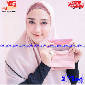Bandana Rajut Sewarna & Dalaman Hijab Rajut: Pilihan Nyaman & Hemat