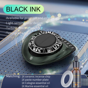 SEAMETAL Solar Car Aromatherapy Car Perfume Ornament Auto Interior Supplies