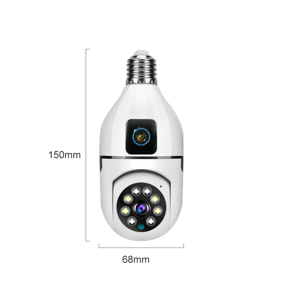 Bulb Camera V380 Pr0 V380 Pro Bulb CCTV Camera Connect To
