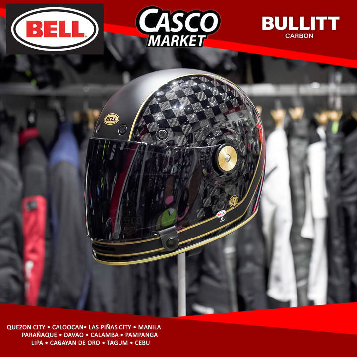 BELL BULLITT MODERN CLASSIC CARBON RSD CHECK IT FULL FACE SINGLE