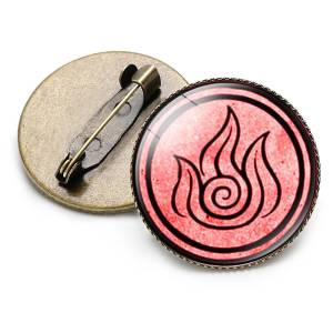 clu Avatar The Last Airbender Cartoon Brooches Gift For Kids Anime Collections Aang Iroh Appa Brooches Fashion Decor ulc