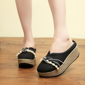 Wear Slippers Outside The New Flatcake with Thick Soles in Summer Comfortable with Thin Sandals for Women