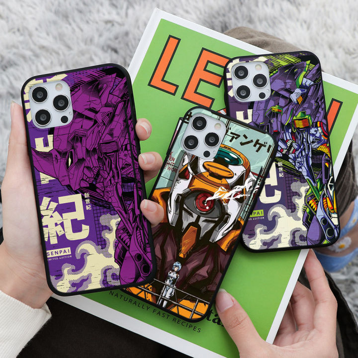 Cartoon Anime Neon Genesis Evangelion Phone Case For Xiaomi Mi 10T