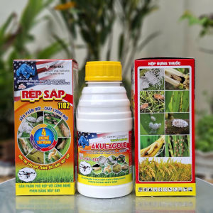 (450ml) Akulagold 260EW: trừ sâu đục thân muỗi hành rầy phấn trắng lúa bọ trĩ gây hại lúa