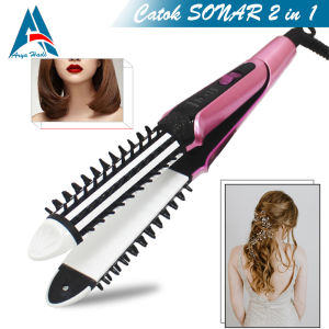 Catokan Sonar Catok Pelurus Rambut Blow Beauty Hair Curler 2 in 1 SN 790