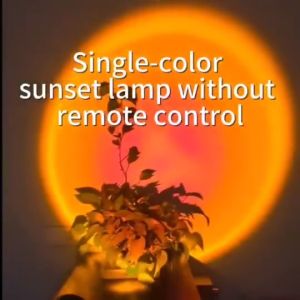 New Sunset Projection LED Light with Remote Control 16 Colors Night Light Indoor Decorative Floor Lamp RGB Light with