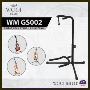 Wooi Music GS001 Foldable Guitar Stand A Shape (For Acoustic / Electric / Classical / Bass Guitar)