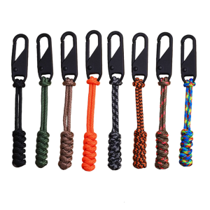 5pack Paracord Zippers Pulls Portables Zippers Pulls Outdoor Bag Zippers Pulls for Outdoor Camping and Hiking Gears