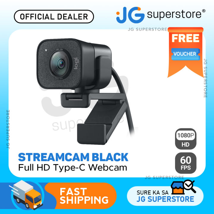 Logitech StreamCam Full HD 1080p 60fps USB Type C Webcam for