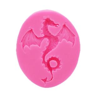 3D khủng long vảy cá Silicone linh hoạt lớp Khuôn đất sét nhựa gốm sứ Kẹo Kẹo mềm khuôn xà phòng sô cô la