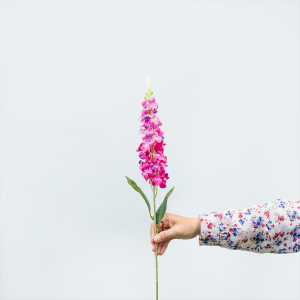 COD 1PCS BUNGA HYACINTH TANGKAI PANJANG DAUN OVAL 74CM HYACINTH DAUN GERIGI 72CM ARTIFICIAL BUNGA PALSU SNAPDRAGON PREMIUM UNTUK DEKORASI PERNIKAHAN RUANG TAMU BUKET TERMURAH