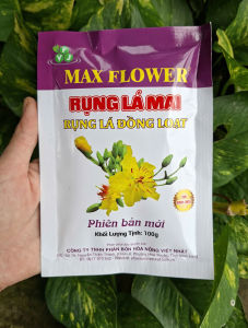 [TRUNG THIEN THINH] Phân bón lá RỤNG LÁ MAI gói 100gram giúp rụng lá mai hoa giấy đồng loạt không suy cây