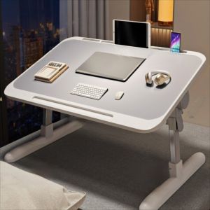 SAVVYSHELF Display Stand Lifting Bed Table with Drawer Adjustable Height Lazy Learning Desk Multifunctional Foldable Laptop Table Working