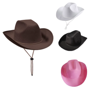 Vintage Fedora Hat Women Men Felt Ladies Cowboy Hats Party Solid Color Western Style Top Bonnet Mens Cosplay Hat