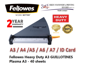 Fellowes Heavy Duty A3 GUILLOTINES Plasma A3 -  40 sheets (guillotine paper trimmer A3 Paper cutter