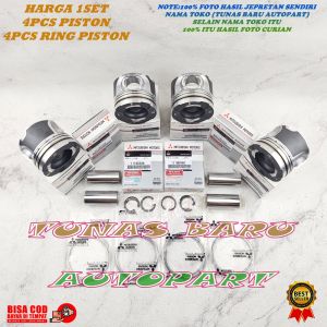 PISTON SEHER + RING PISTON STD STANDAR MITSUBISHI TRITON ALL NEW KL1T 4N15 TIPE AXCEED