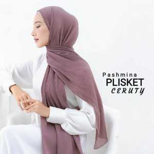 Pashmina Plisket Dewasa Ceruty Duyung Babydoll Terbaru / Alodys Collection