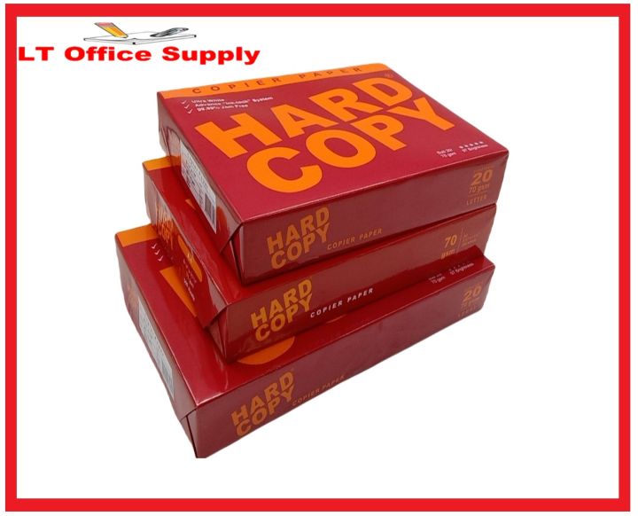 1 Ream Hard Copy Bond Paper 70gsm Substance 20 Lazada PH