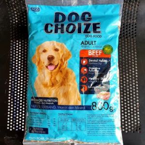 Makanan pakan anjing DOG CHOIZE food BEEF LAMB 800 GRAM REPACK