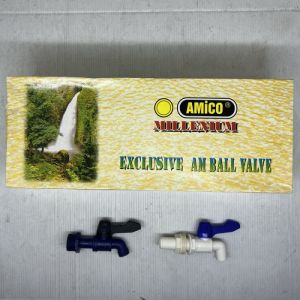 Kran Tembok PVC 1/2 3/4 inch Keran Air Taman AMICO