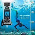 Camera hành trình chống nước Pocket 2 Pro, Camera Gopro 4K HD, Máy quay phim hành động xoay 270 độ. 