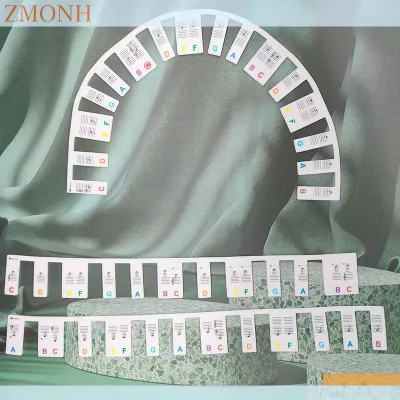 ZMONH Piano Keyboard Stickers For 88 61 KeyRemovable Piano Keyboard Note Labels For Learning Piano Notes Guide For Beginner