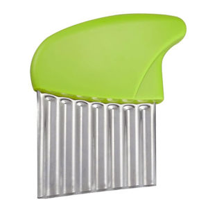 Stainless Steel Potato Wave Cutting Knife Wolf Teeth Potato Slicer Vegetable Carrot Crinkle Wavy Knife Kitchen Tools