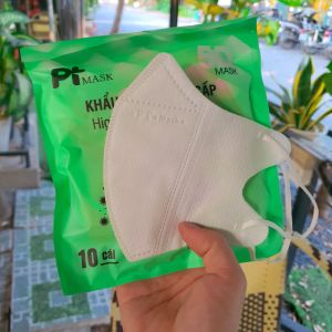 Khẩu Trang 5D PT MASK [ Túi 10 Cái] kháng Khuẩn hàng chính hãng Công Ty Phương Tuyến