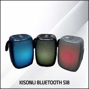 KISONLI Speaker Bluetooth Portable RGB Colorful S18 High Quality