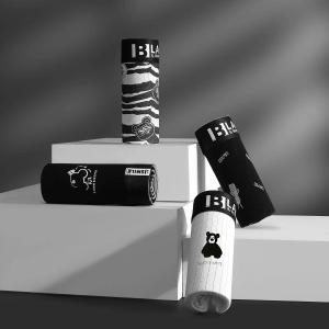 ZEEMIN MAIMENG 2025 Mens Underwear Trendy Printed Flat Corner Pants with Drawstring Antibacterial Mid Waist Four Corner Breathable