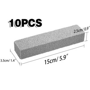 10pcs Natural Pumice Stone Cleaning Wand Non-toxic Pumice Stick Pumice Cleaning Brush For Toilet