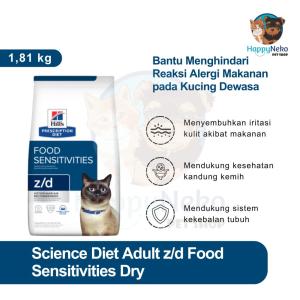 Science Diet Vet ZD Cat Dry Food 1.81KG Khusus Intoleransi Makanan