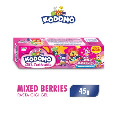 Kodomo Pasta Gigi Mix Berries Gel 45 gr