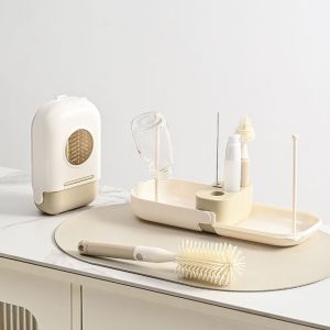 Momosee Sikat Botol Dot Bayi Silikon 6in1 Multifungsi Pembersih Botol Susu Bayi Traveling XH13