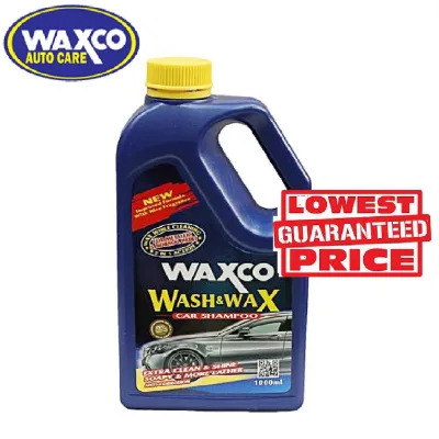 WAXCO Wash And Wax Car Liquid Shampoo 1000ML