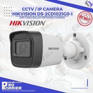 IP Camera Hikvision DS-2CD1021G0-I 2MP – CCTV Outdoor POE Infrared Night Vision Bullet Cam