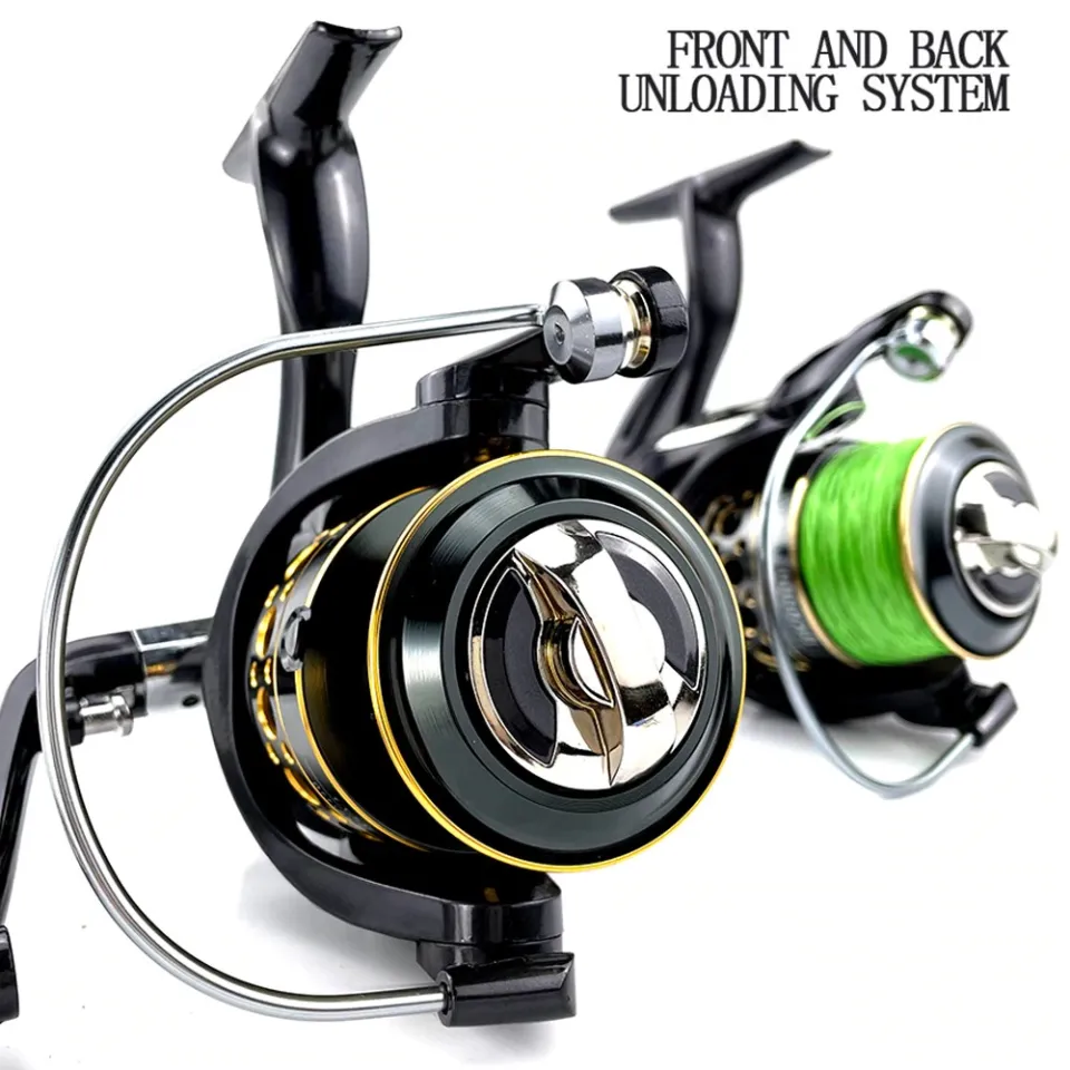 Reel Pancing TaffSPORT BK2000 BK4000 Spinning Fishing 5.2:1 Ball Bearing 13  - Gun Black