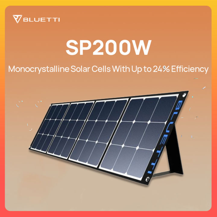 BLUETTI PV200 PV100 200W 100W Solar Panel for AC200P/EB70/EB55/AC50S  Portable Power Stations | Lazada PH