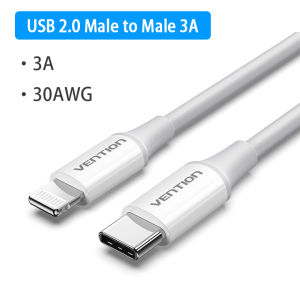 Vention MFi 30W PD USB C to Lightning Cable USB-C to PD Charging Cable Certified 3A Date Cable For iOS Macbook iPad Pro USB Type C Cord iPhone 14 13 12 11 Pro AirPods Pro iPad XS